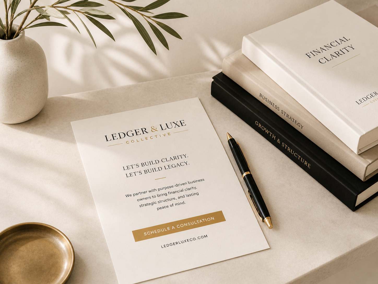 Ledger & Luxe private consultation